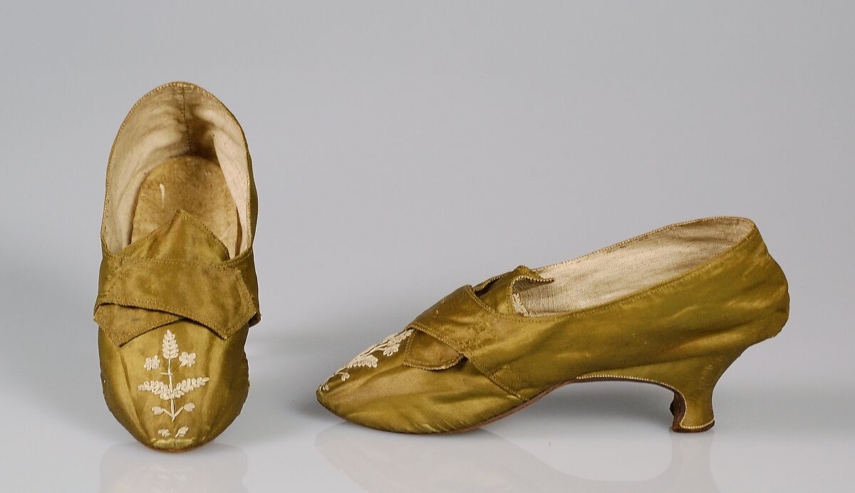 Shoes, Silk, European 