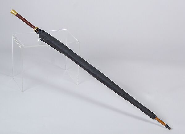 Umbrella, Tiffany &amp; Co. (1837–present), Silk, wood, metal, American 