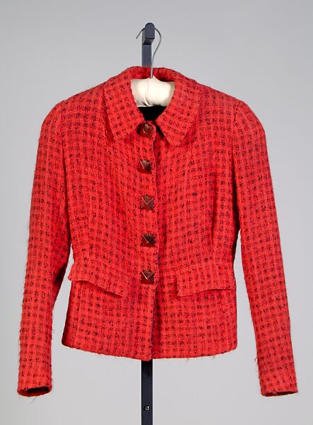 Jacket, Schiaparelli (French, founded 1927), Wool, French 
