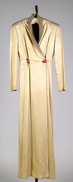 Evening coat, Schiaparelli (French, founded 1927), Silk, French 