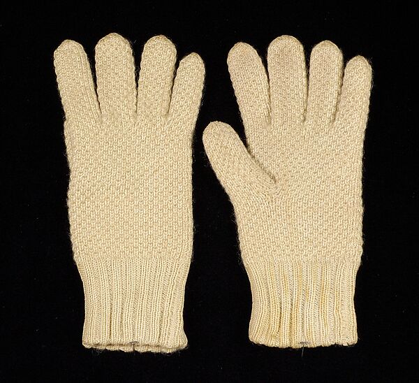 Gloves, Wool, cotton, American 