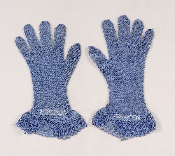 Cocktail gloves, Silk, American