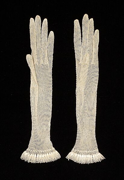 Evening gloves, Gant Venice, Silk, Italian 