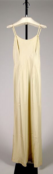 Evening slip, Schiaparelli (French, founded 1927), Silk, French 
