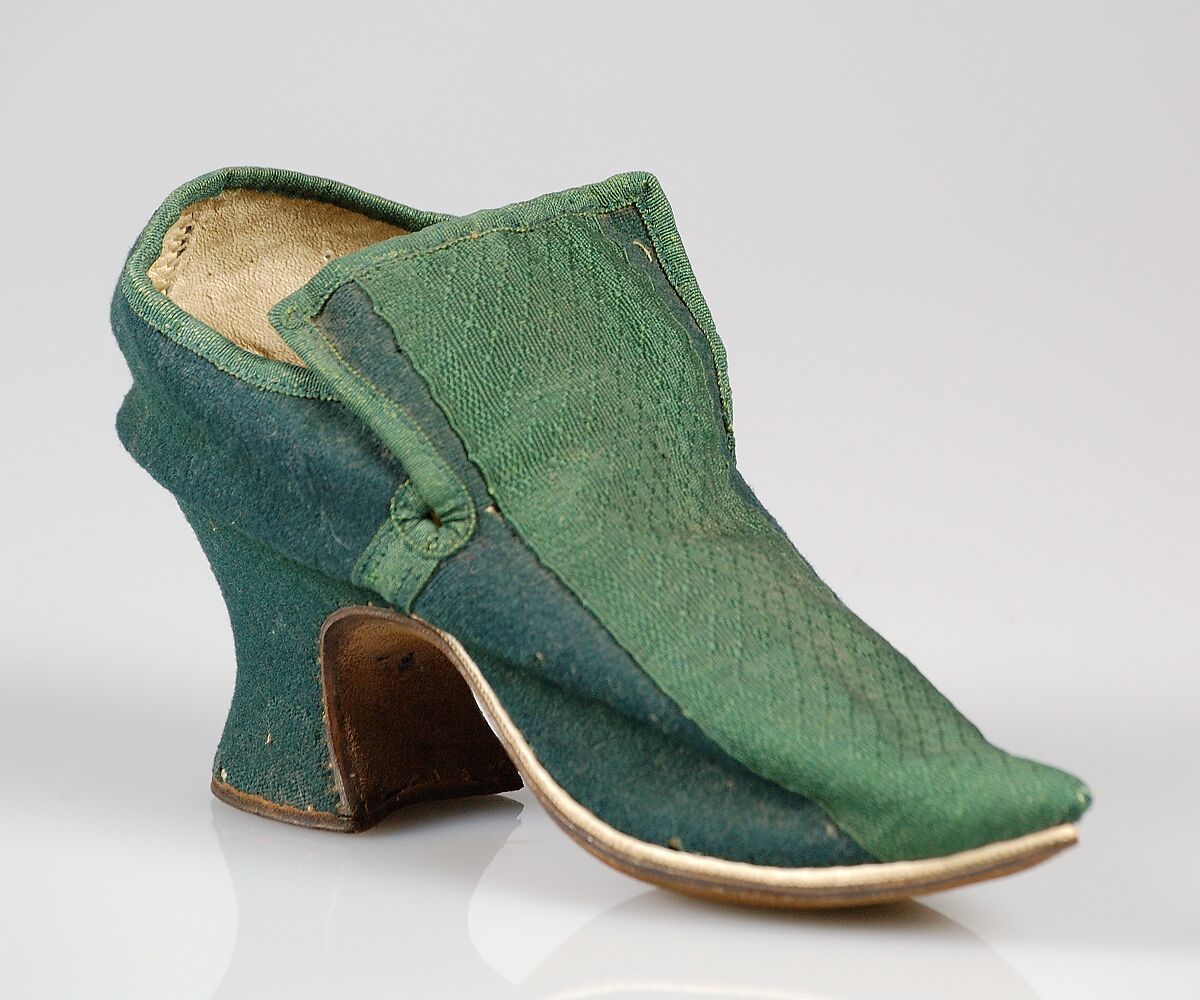 Shoes, Wool, probably British 