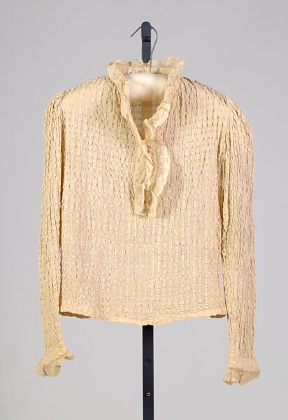 Blouse, Attributed to Schiaparelli (French, founded 1927), Cotton, French 