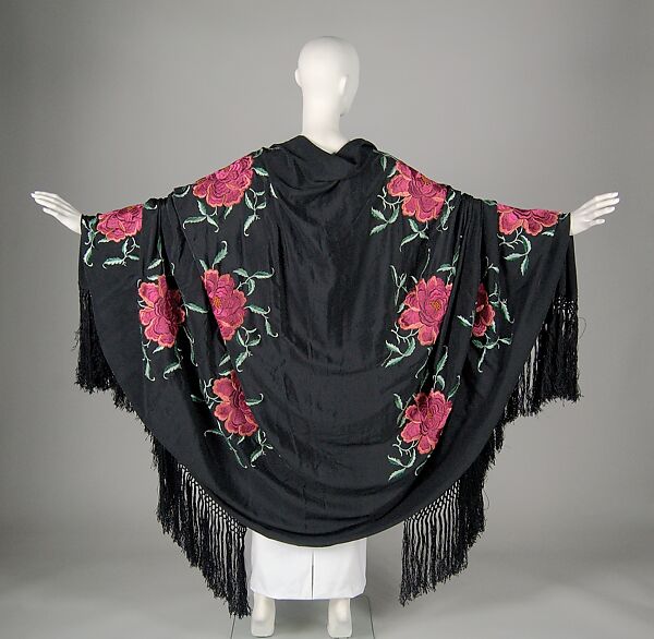 Shawl, Silk, possibly Portuguese 