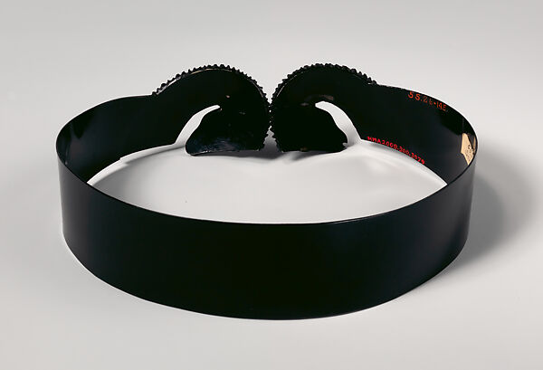 Evening belt, Schiaparelli (French, founded 1927), Plastic (cellulose nitrate), French