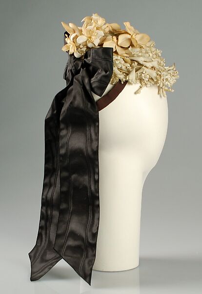 Cocktail hat, Schiaparelli (French, founded 1927), Cotton, silk, French
