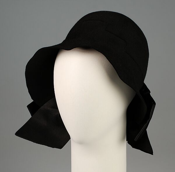 Cloche, Charles James (American, born Great Britain, 1906–1978), Wool, hair, silk, American 