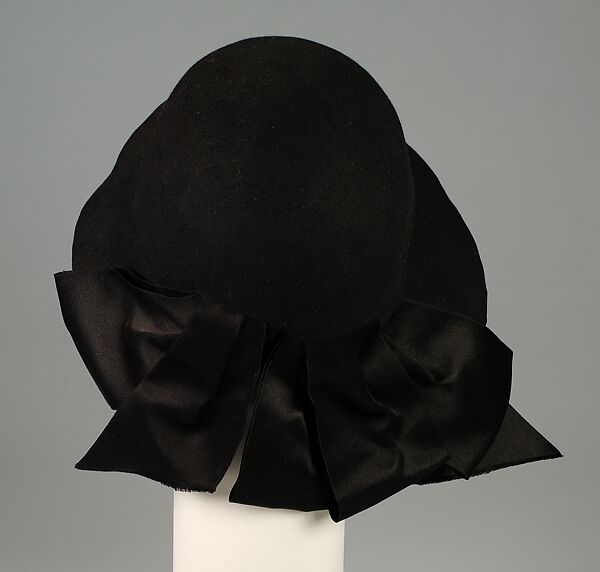 Cloche, Charles James (American, born Great Britain, 1906–1978), Wool, hair, silk, American