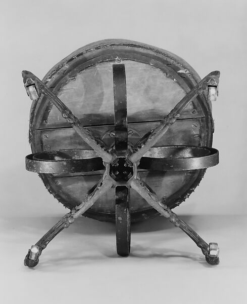 Centripetal Side Chair, Designed by Thomas E. Warren, Cast iron, wood, American