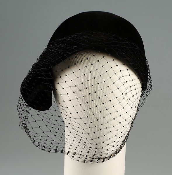 Hat, John P. John (American, born Germany, 1906–1993), Silk, American 