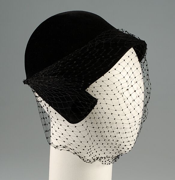 Hat, John P. John (American, born Germany, 1902–1993), Silk, American