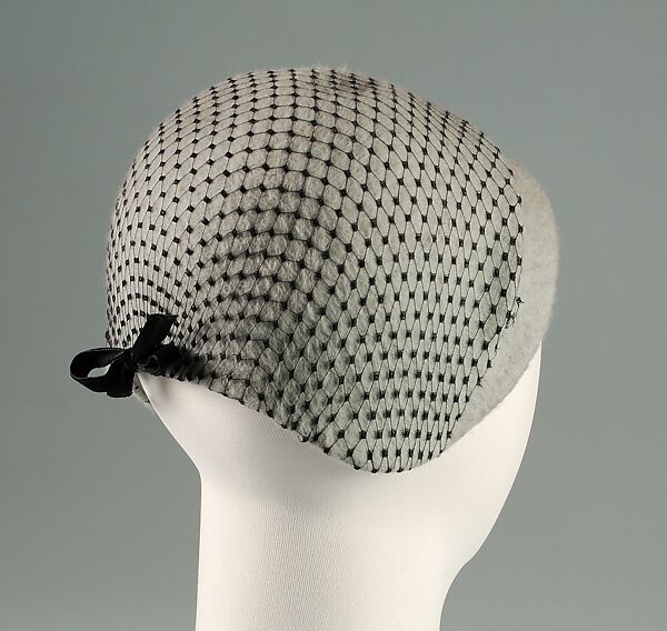 Hat, John P. John (American, born Germany, 1902–1993), Wool, silk, American