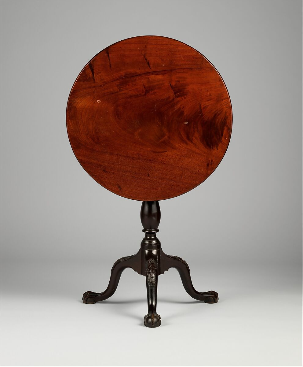 Tilt-top Tea Table, Mahogany, American 