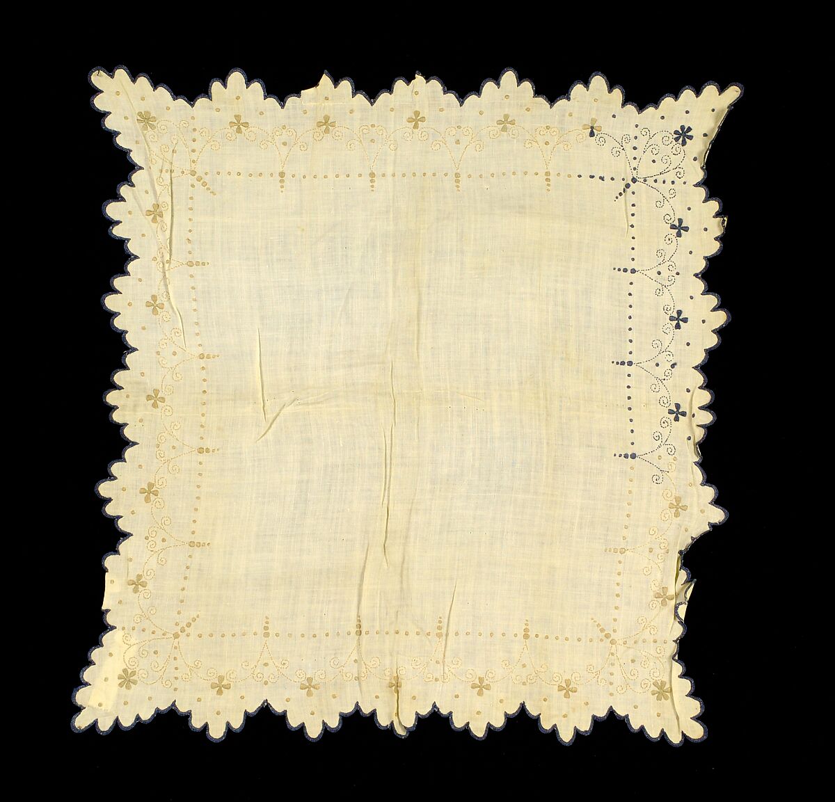 Handkerchief, Linen, American 