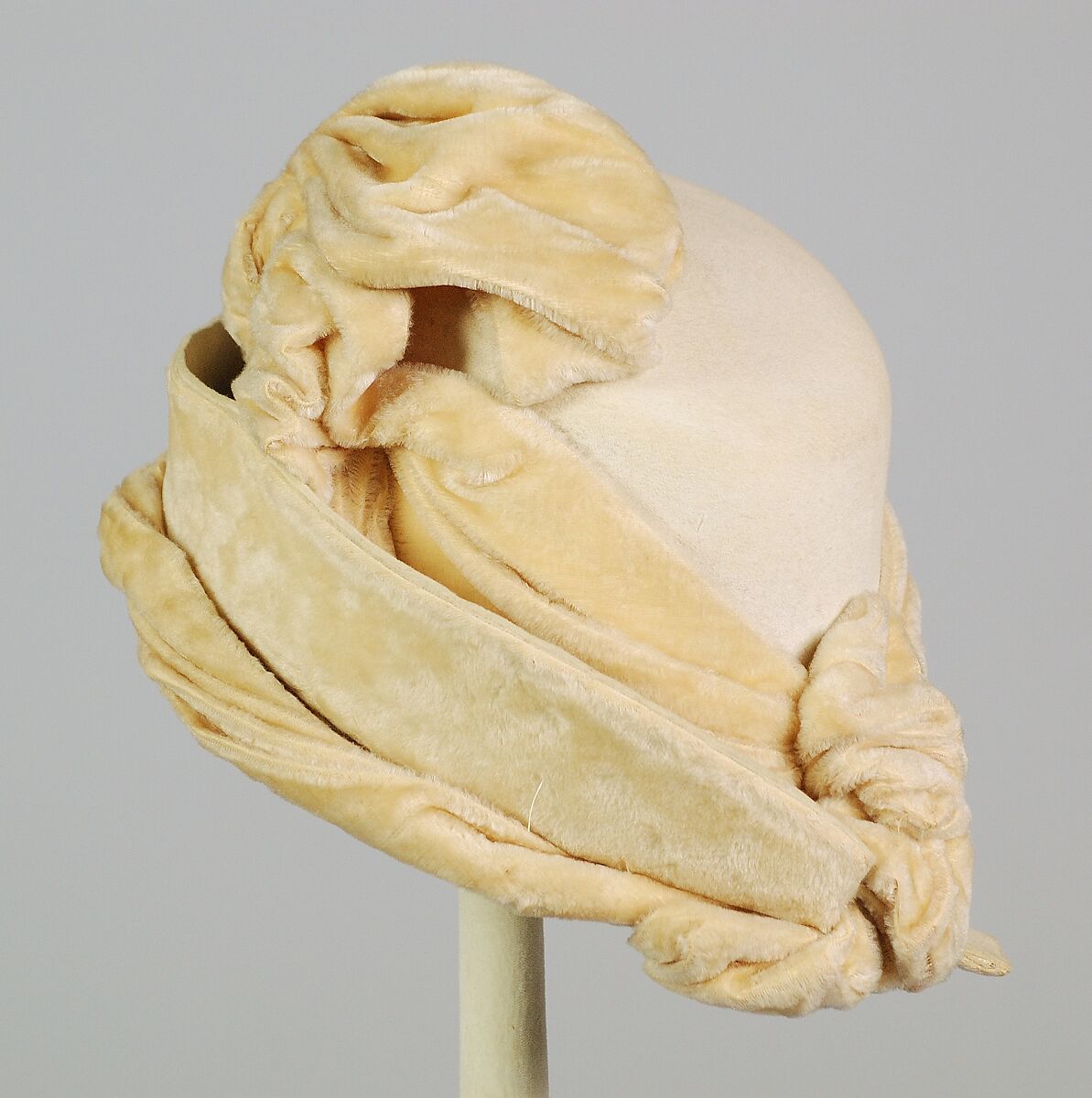 Wedding hat, Wool, silk , American