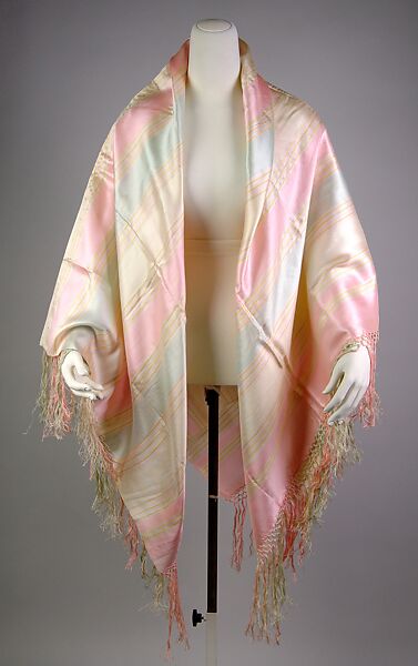 Shawl, Silk, American 