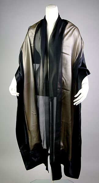 Evening stole, House of Paquin (French, 1891–1956), Silk, French 