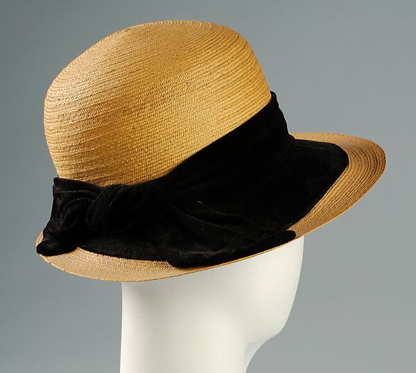 Hat, Baum-Roth, Inc. (American), Straw, cotton, American