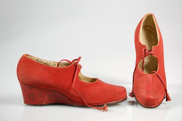 Shoes, Bonwit Teller &amp; Co. (American, founded 1907), Leather, American 