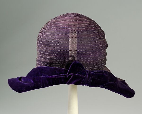 Cloche, Franklin Simon &amp; Co. (American, founded 1902), Horsehair, silk, American
