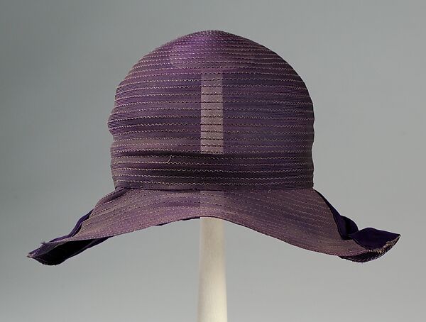 Cloche, Franklin Simon &amp; Co. (American, founded 1902), Horsehair, silk, American 