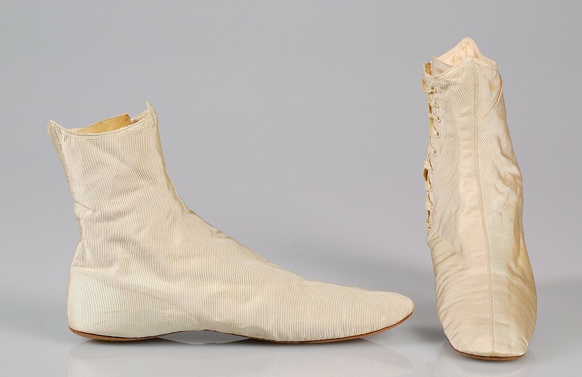 Wedding boots, Silk, American 