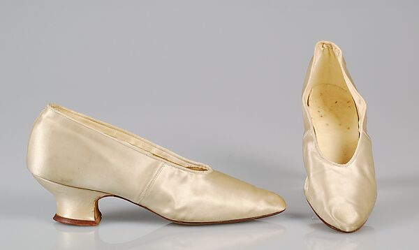 Wedding pumps, Silk, American 