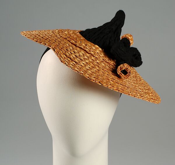 Hat, Selbine, Straw, wool, American 