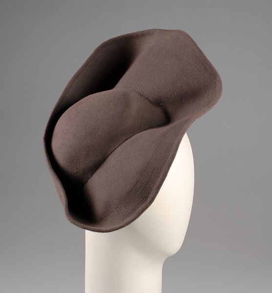 Hat, Selbine, Wool, hair, American 