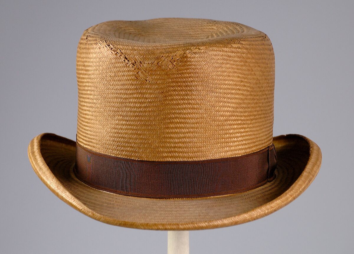 Hat, Pemberton-Mercer, Straw, silk, American 