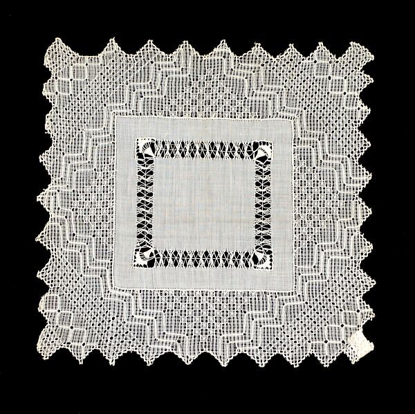 Handkerchief, Linen, French 