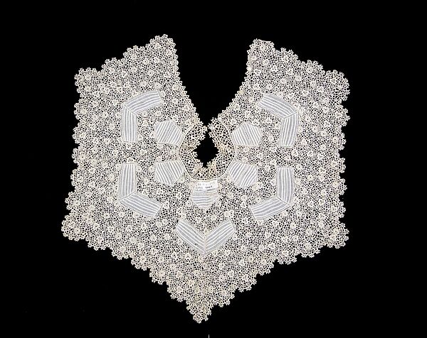 Collar, Cotton, linen, American 