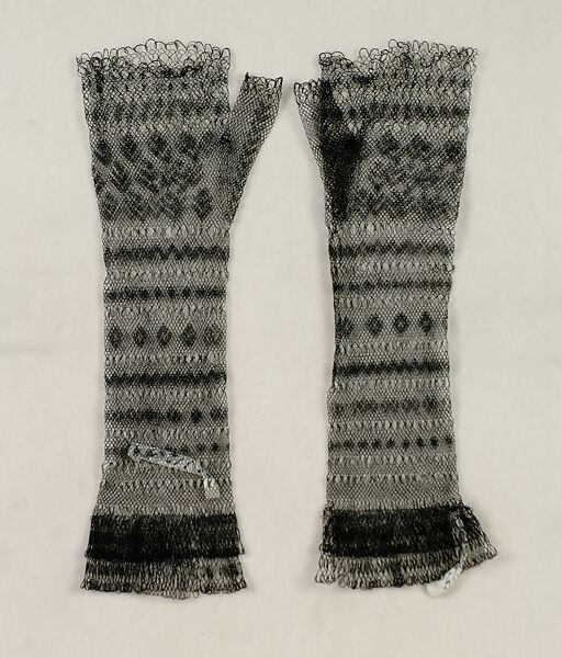 Mitts, Silk, American 