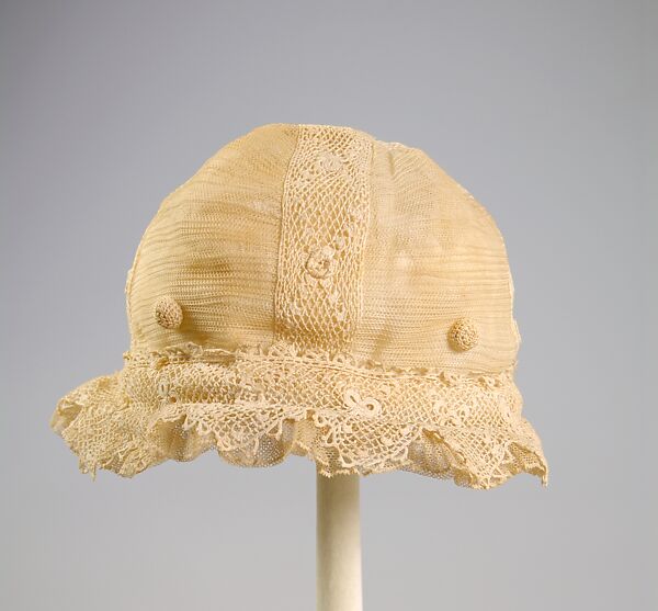 Hat, Abraham &amp; Straus, Cotton, linen, silk, French 