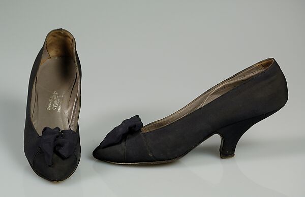 Evening pumps, Frank Mazane (American), Silk, American 