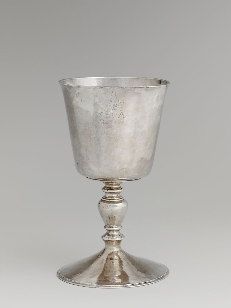 Wine cup, John Hull  American, Silver, American