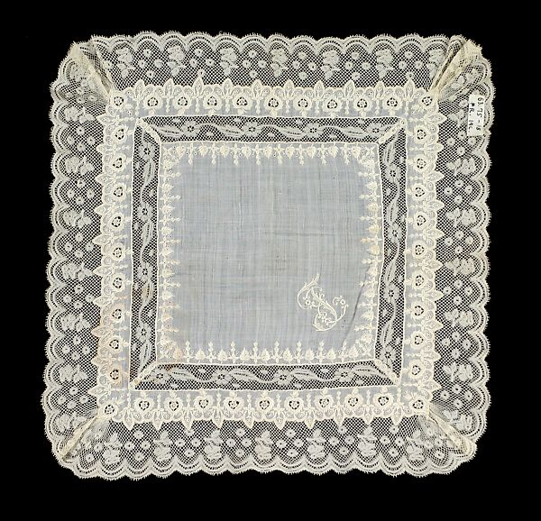 Handkerchief, Cotton, linen, French 