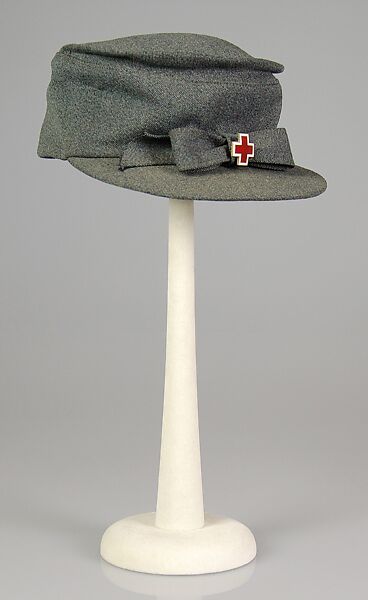 Hat, Elizabeth Hawes (American, Ridgewood, New Jersey 1903–1971 New York), Wool, enamel, American 