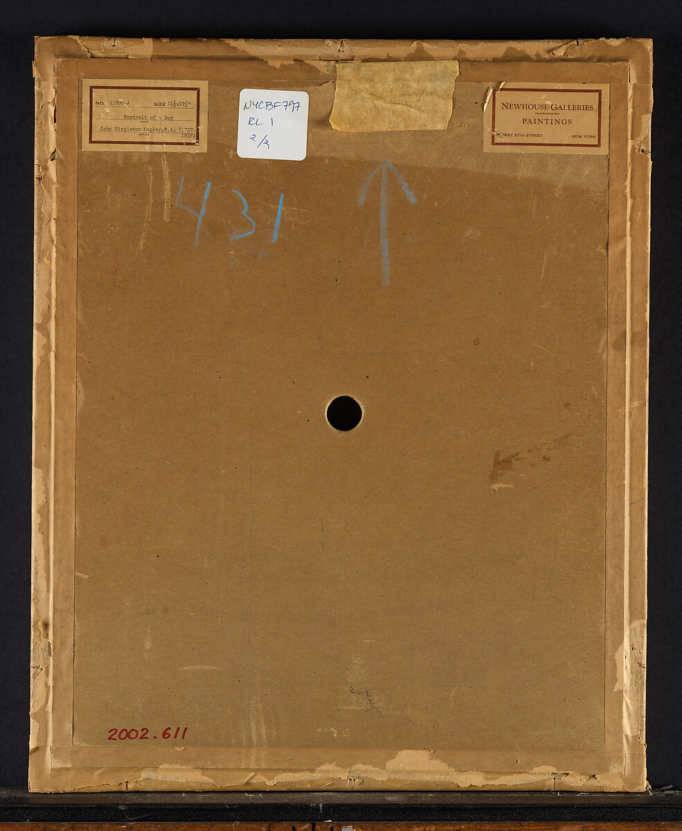 John Greenleaf, John Singleton Copley (American, Boston, Massachusetts 1738–1815 London), Oil on canvas, American