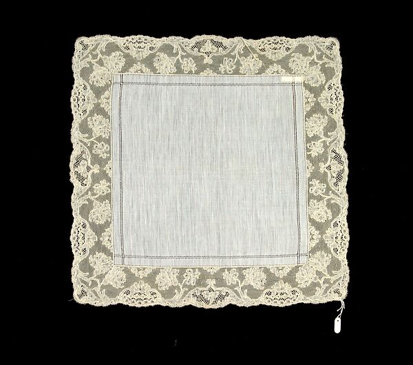 Handkerchief, Linen, Belgian 