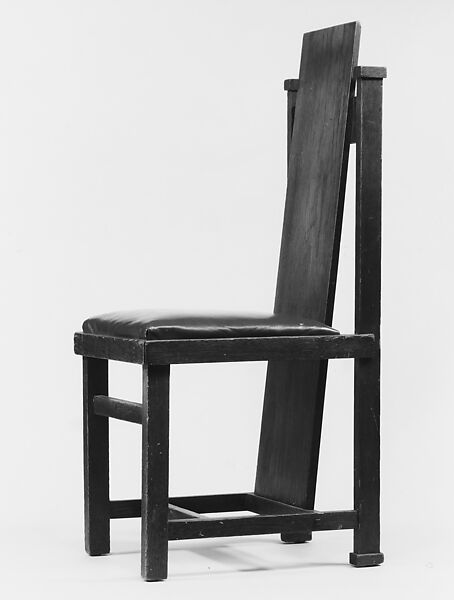 Side Chair, Frank Lloyd Wright (American, Richland Center, Wisconsin 1867–1959 Phoenix, Arizona), Oak, American