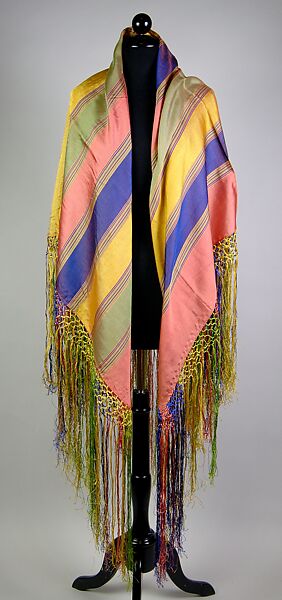 Shawl, Silk, American 