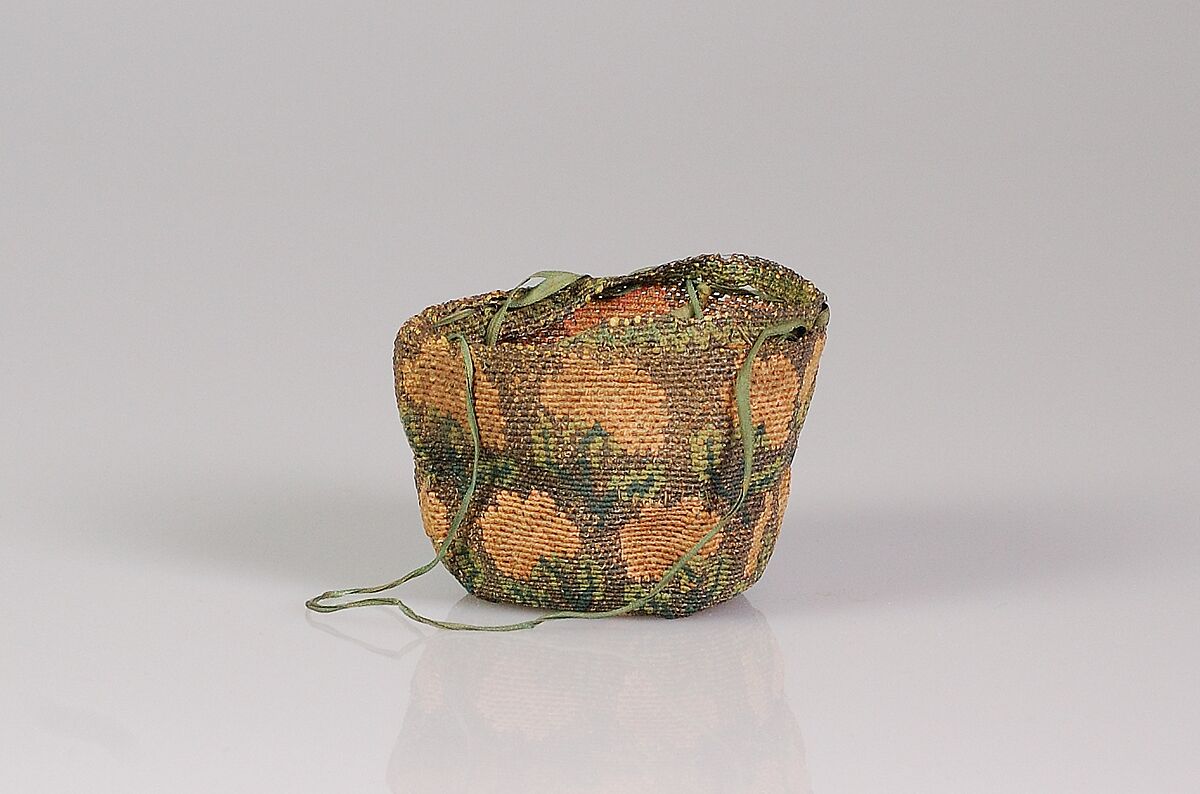 Pouch, Silk, metallic, Eastern European 