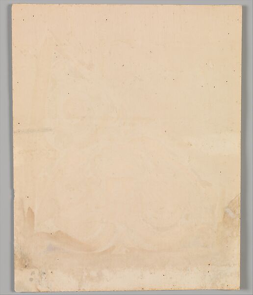 Design for trapezoidal panel, Louis C. Tiffany (American, New York 1848–1933 New York), Transparent and opaque watercolor, and graphite on paper, American