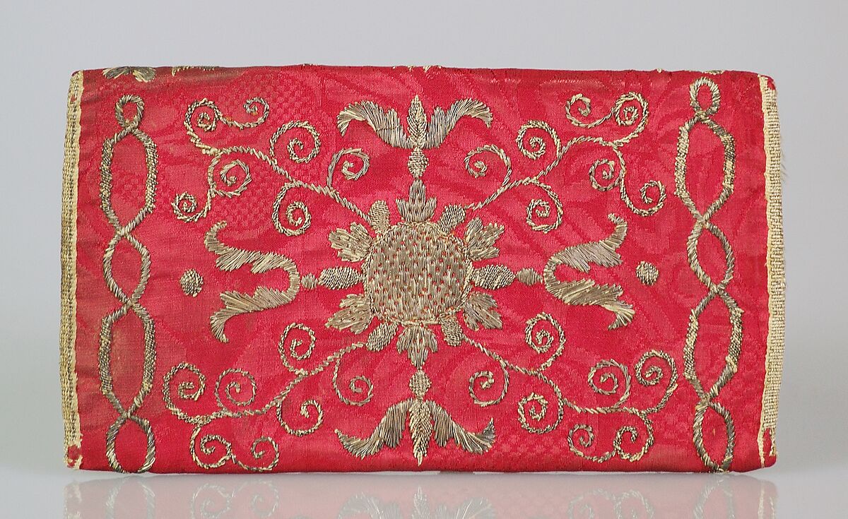 Bag, Silk, metal, European