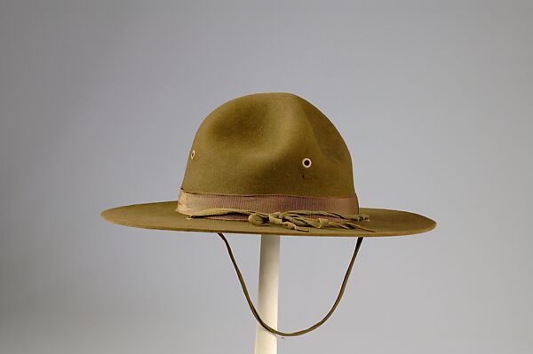 Hat, Sigmund Eisner Co., Wool, silk, cotton, American 