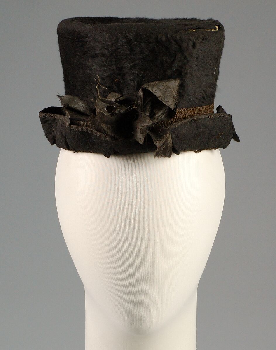 Hat, R. Townsend &amp; Sons, Fur, silk, British 